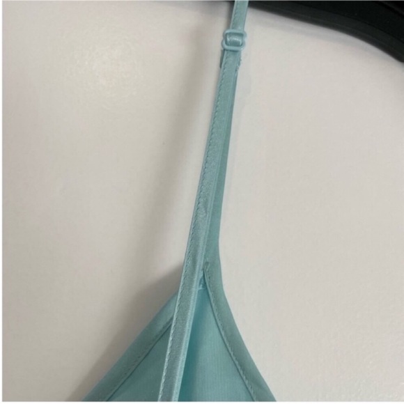 Betsey Johnson Black Label Aqua Blue Chevron Striped Party Dress Sz 4 Like New! - Picture 9 of 10